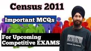 CENSUS 2011 IMPORTANT MCQS  ONE SHOT  COMPLETE TOPIC REVISION  JKSSB  JKPSC  SSC [upl. by Inahet928]