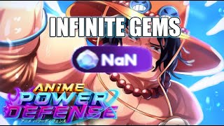 ❄OP Anime Power Defense Script Hack • Infinite Gems Roblox [upl. by Etteuqaj246]