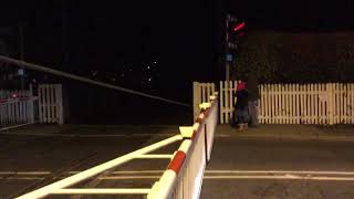 Frinton On Sea Station Level Crossing Essex Saturday 13012018 [upl. by Jasen]