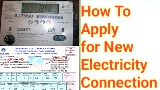 Online Apply For Electricity New Connection in Jammu and Kashmir 2023 [upl. by Nallij187]