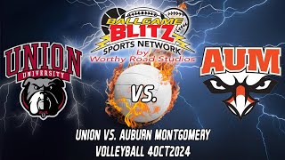 Union vs Auburn Montgomery University Volleyball 4OCT2024 [upl. by Yntrok790]