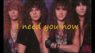 i need you now lyrics by firehouse [upl. by Moyna606]