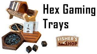 Woodworking Hex Gaming Trays [upl. by Ziom]