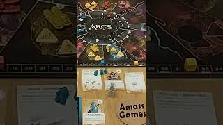 How to play ARCS review setup AmassGames scifi Leder Games boardgame Twilight Imperium Root game [upl. by Yalahs]