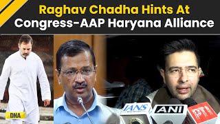 Haryana Election 2024 AAP MP Raghav Chadha On CongressAAP alliance In Haryana [upl. by Aerdnaz]