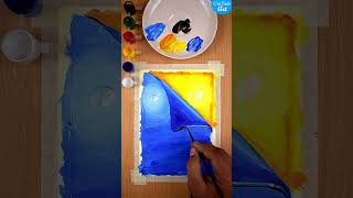 New year painting with 10 rs watercolors shorts 2023 [upl. by Monagan108]