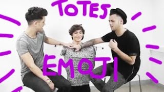 Union J pretend to be emojis in our Totes Emoji game [upl. by Dorrahs207]