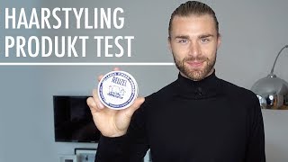 HAARSTYLING PRODUKT TEST ● Reuzel Matte Clay Pomade  DANIEL KORTE [upl. by Neirb]