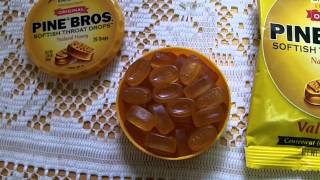 Pine Bros Softish Throat Drops [upl. by Mansur]