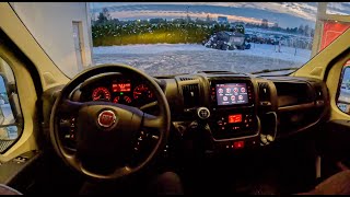 2024 Fiat Ducato Night 22 140HP  POV Test Drive 1956 Joe Black [upl. by Alyk]