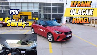 Opel Corsa Elegance 2022 I 12 100 HP Turbo 8 İleri Otomatik I Rampa TESTİ I Pov Çekim [upl. by Assilat26]