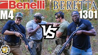 Benelli M4 vs Beretta 1301 The Best SemiAuto Shotgun [upl. by Ati]