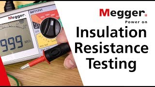 MFT1741 Insulation Resistance Testing  Megger input protection is built into every model of the MFT [upl. by Ytsrik]