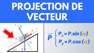 PROJECTION DE VECTEUR ✅ Méthode simple  1ère  Terminale [upl. by Kalbli481]