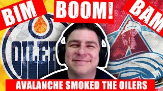 Steve Dangle Reacts To The Colorado Avalanche Beating The Edmonton Oilers 40 In Game 2 [upl. by Jamille]