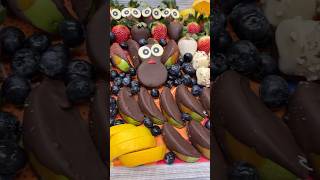 Yummy 🤤 chocolate fruit board 😍🤩virelshot edible chocolatedessert ytshorts bigdawg [upl. by Morty]