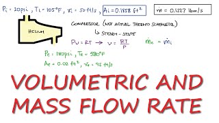 Mass and Volume FLOW RATE in a Compressor in 2 Minutes [upl. by Asiole53]