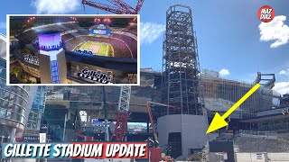 300 Million CANT WAIT New Gillette Stadium Renovations Update New Lighthouse amp Plaza Progress [upl. by Hsak]