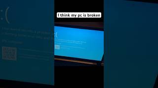 I think my pc is broken windows laptop computer pcs fortnite bsod hp bluescreenofdeath [upl. by Lleruj]