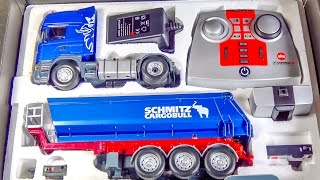 RC truck SCANIA gets unboxed loaded amp dirty for the first time [upl. by Noemys202]