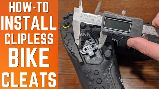 HowTo Install Cleats on Cycling Shoes The RIGHT WAY  Clipless Pedal DIY for Shimano SPD and More [upl. by Aurelio404]