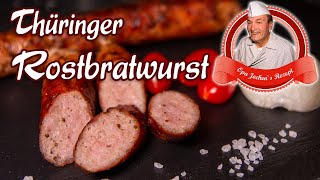 Thüringer Rostbratwurst ohne Kutter selber machen  Opa Jochens Rezept [upl. by Salita367]