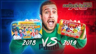 ¿CUAL ES MEJOR BOX SERIE ORO 2018 VS 2019  ADRENALYN XL LIGA SANTANDER [upl. by Lyrak467]