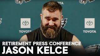 Jason Kelce Announces His Retirement from the NFL [upl. by Erastes184]