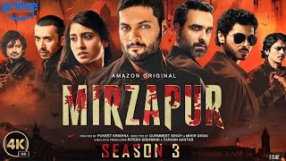 Mirzapur Season 3  Trending Web Series 2024  Prime Video4k HD video prime video [upl. by Dagney]