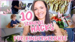 10 Hacks • Schnelles Essen mit Kindern • Ideen für einfache Gerichte • Maria Castielle [upl. by Saleme223]