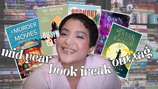 2024 MidYear Book Freak Out Tag  romances cozy mysteries amp fantasy books 📚 [upl. by Cibis597]