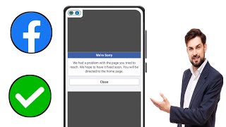 Fix Facebook Lite were Sorry We had a problem with the page you tried to reach [upl. by Aisorbma]