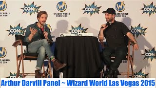 Arthur Darvills Panel at Wizard World Las Vegas 2015 [upl. by Yorick]