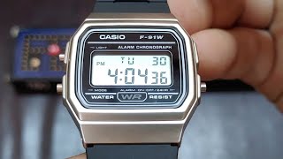 CASIO F91Silver black unboxing in INDIA🇮🇳best casio watch in the world [upl. by Loredana]