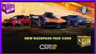 CSR2✓ RACE PASS SEASON 26 NEW PAID CARS 🟣 [upl. by Eey690]