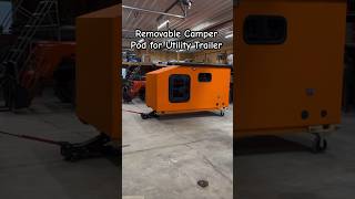 Removable Camper Pod for Utility Trailer [upl. by Radman]