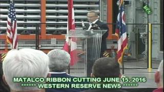 Matalco Aluminum Billet Production Company Lordstown Ohio Ribbon Cutting Ceremony [upl. by Jallier]