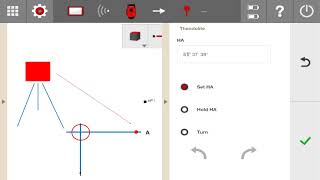 Hilti PLC 400 Tutorial  APPLICATION  Theodolite [upl. by Milly]