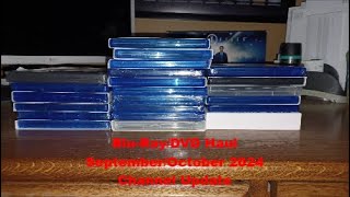 Blu RayDVD Haul SeptOct 2024 [upl. by Attenrad]