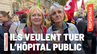 VIDÉO Santé Au cœur de la mobilisation parisienne avec les soignants [upl. by Amorete]