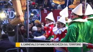 Il Carnevale di Fano crea ricchezza sul territorio [upl. by Nagear936]