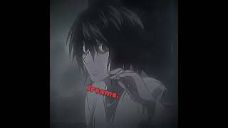 I AM THAT MONSTER ‐ Ls SPEECH ‐ Death Note edit deathnote monster llawliet [upl. by Roxine]