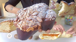 COLOMBA DI PASQUA senza impastare e senza Burro con MARMELLATA [upl. by Ahsi]