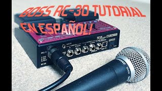 BOSS RC30 LOOP STATION TUTORIAL EN ESPAÑOL PARTE 1 [upl. by Charmine568]