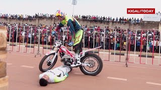 FREESTYLE MOTOCROSS EXCITES HUYE RESIDENTS  Spectacular show [upl. by Hsoj]