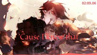 Nightcore  Set Fire to the Rain Lyrics [upl. by Enamart]