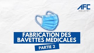 Machine automatique pour fabrication des bavettes médicalesKN95FFP2 Face mask making machine [upl. by Reteip]