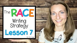 RACE Writing Strategy Lesson 7 Practice E Orally [upl. by Sarette672]