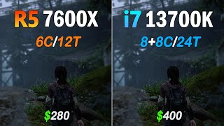 i7 13700K vs Ryzen 5 7600X  Benchmark in 13 Applications and Games [upl. by Ardnayek]