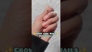 Grow nails naturally views aesthetic longnails fashiontrends trendingshorts tips viral [upl. by Holcomb192]